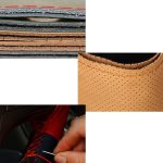 Handgenähter Four Seasons-Lenkradbezug aus echtem Leder für 38-cm-Lenkrade – Bild 6