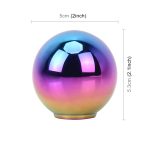 Universal Vehicle Car Gradient Blau verschraubte Schalthebelabdeckung Handbuch Automatischer Aluminium-Schaltknauf – Bild 4