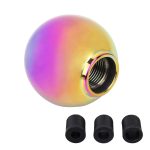 Universal Vehicle Car Gradient Blau verschraubte Schalthebelabdeckung Handbuch Automatischer Aluminium-Schaltknauf – Bild 5