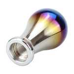 Universeller Fahrzeug-Auto-Blau-Geschraubter Schalthebel aus Aluminiumlegierung, manueller automatischer Schaltknauf-Adapter – Bild 4