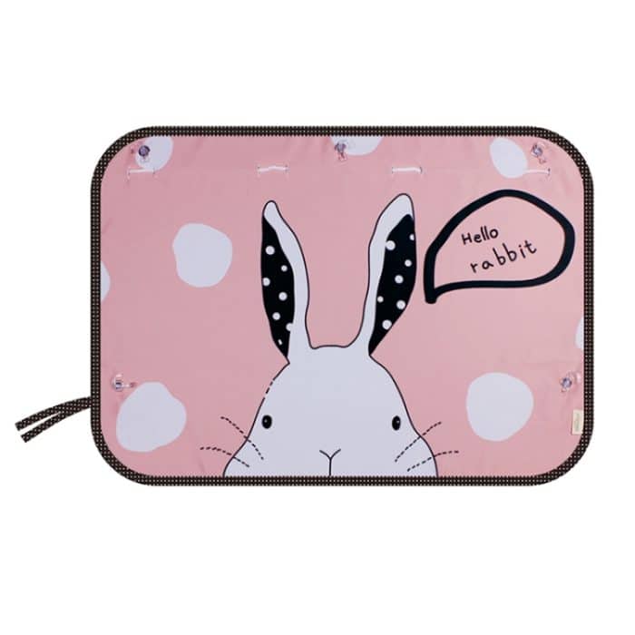 Auto große Heckscheibe Sonnenschutz Isolierung Fenster Sonnenschutz Abdeckung, Größe: 70 * 50 cm, Happy Rabbit, Green Dinosaur, Three Pony, Three Little eagles, Little Fox, Deer, Bear, Spectacle Bear, Picnic, A Pony – Bild 2