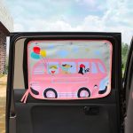 Auto große Heckscheibe Sonnenschutz Isolierung Fenster Sonnenschutz Abdeckung, Größe: 70 * 50 cm, Moon Baby, House, Mustache, Rocket, Happy Time, Happy School Bus, Magic World, Waterpark, Little Pirate, Small Cloud – Bild 13