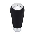 Universal Car Modified Shifter Schwarzer Lederhebel Manueller 5-Gang-Schaltknauf – Bild 2