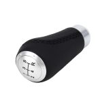 Universal Car Modified Shifter Schwarzer Lederhebel Manueller 5-Gang-Schaltknauf – Bild 4