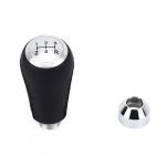 Universal Car Modified Shifter Schwarzer Lederhebel Manueller 5-Gang-Schaltknauf – Bild 6