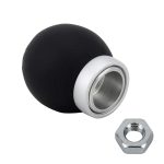 Universal Car Modified Shifter Schwarzer Lederhebel Manueller 6-Gang-Schaltknauf – Bild 4