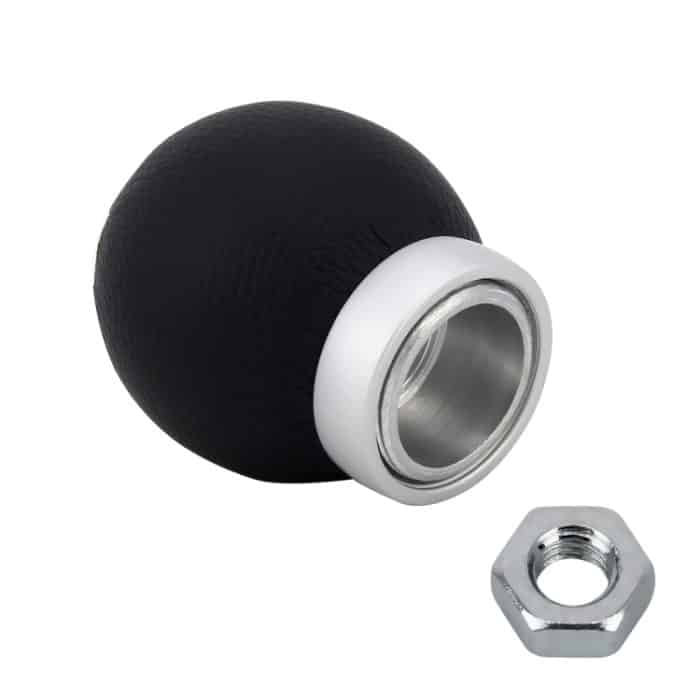 Universal Car Modified Shifter Schwarzer Lederhebel Manueller 6-Gang-Schaltknauf – Bild 4