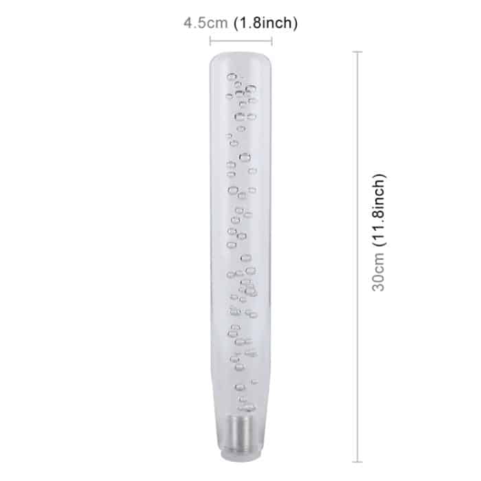 Universal Car Truck Transparente Blasenfarben LED-Lichtschaltknopf Schalthebel, Länge: 30 cm – Bild 3