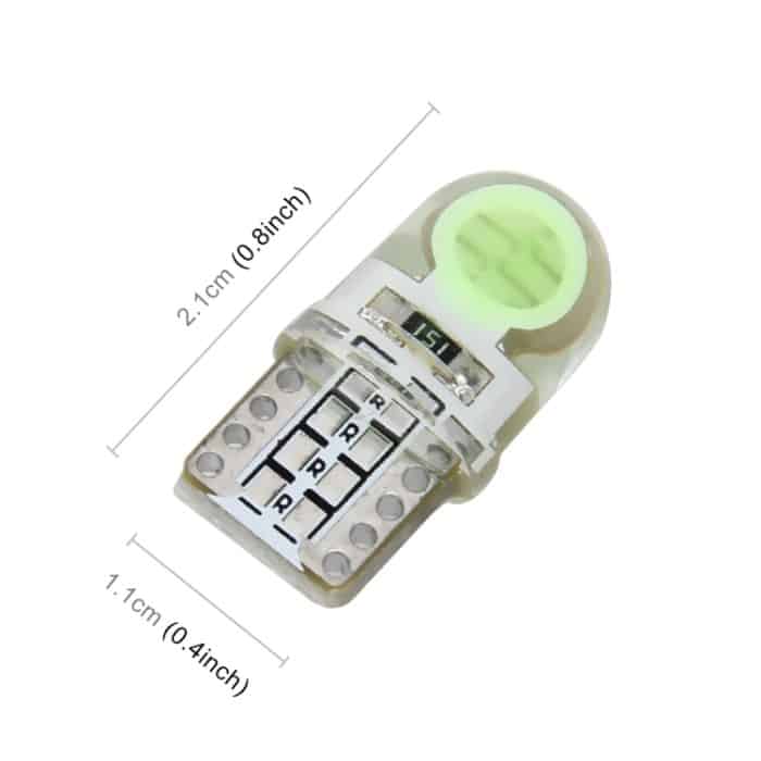 10 Stück T10 W5W DC 12 V 1 W 60 lm Auto-Umrissleuchten LED-Markierungslampen mit Decoder, Blue Light, White Light – Bild 4