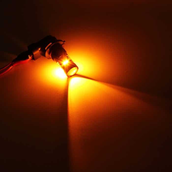 2 PCS Superhelle H11 / H8 DC 12V 5W 350LM Auto Auto Nebelscheinwerfer mit 16 SMD-3030 LED Lampen Lampe, Weiß + Gelb Licht – Bild 9