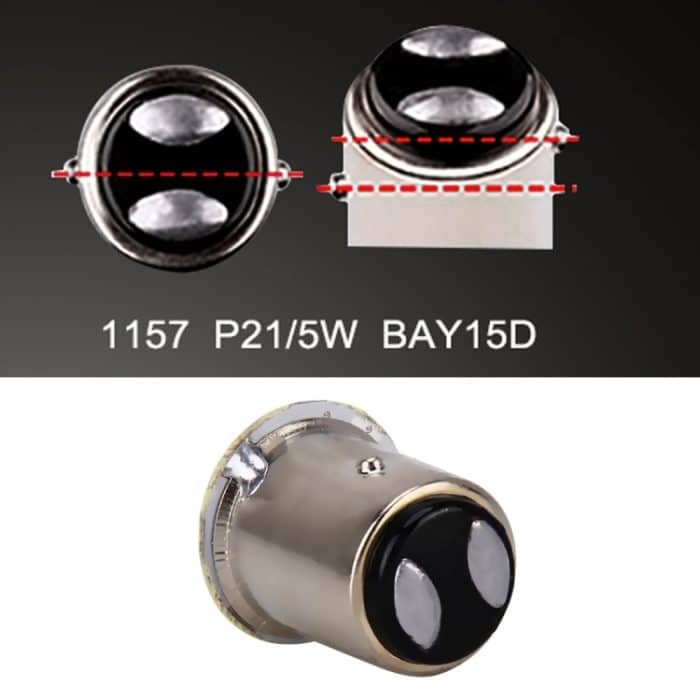 10 Stück Auto Auto 1,2 W 1157 BAY15D 22-LED-Lampen Bremslicht, 1157 Red Light, 1157 Yellow Light – Bild 4