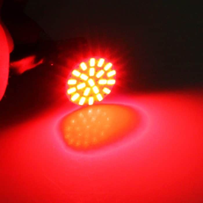 10 Stück Auto Auto 1,2 W 1157 BAY15D 22-LED-Lampen Bremslicht, 1157 Red Light, 1157 Yellow Light – Bild 6