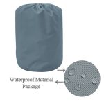 PEVA Anti-Dust Waterproof Sunproof SUV-Autoabdeckung mit Warnstreifen, passend für Autos mit einer Länge von bis zu 4,7 m – Bild 3