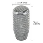 Universal Car Gear Shift Knob Modifizierter Car Gear Shift Knob Schalthebelknopf für Auto-Getriebe Carbon Lead Gear Knobs – Bild 2
