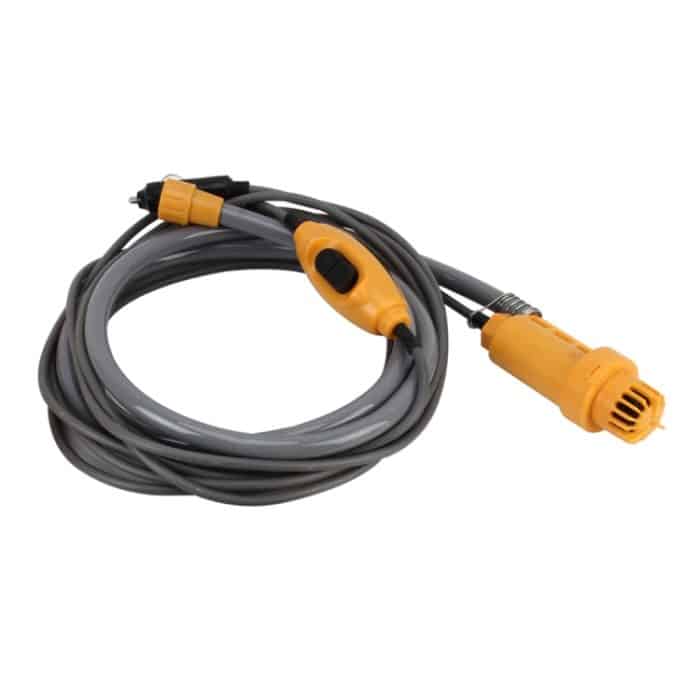 DC 12V Duschen Waschen Autowaschen Geschirr Wasserkraft Einstellbares Autoduschset mit 2 m Kunststoffschlauch – Bild 2