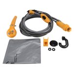 DC 12V Duschen Waschen Autowaschen Geschirr Wasserkraft Einstellbares Autoduschset mit 2 m Kunststoffschlauch – Bild 5