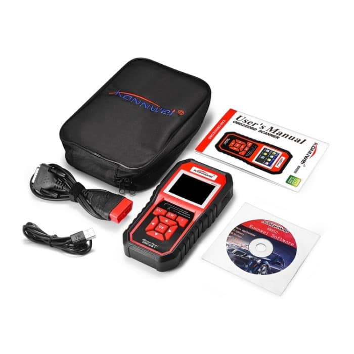 KONNWEI KW850 OBDII / CAN-Auto Auto-Diagnose-Scan-Tools Auto-Scan-Adapter Scan-Tool Unterstützt 8 Sprachen und 6 Protokolle (Kann auch Batterie und Spannung erkennen, erkennt nur 12-V-Benzinauto) – Bild 6
