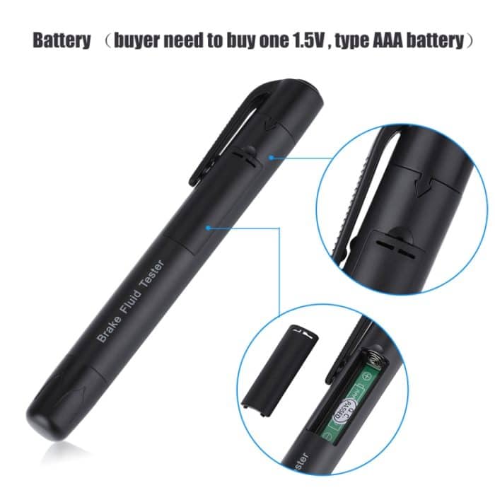 Bremsflüssigkeitsprüfer Autodiagnosewerkzeug 5 LEDs Bremsflüssigkeitsprüfwerkzeuge – Bild 3