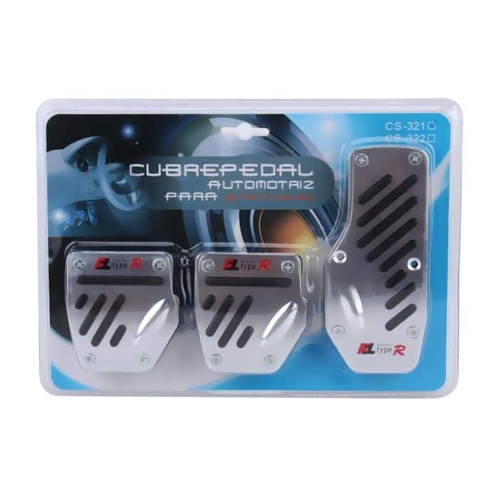 CS-321 3-in-1 rutschfestes manuelles Auto-LKW-Pedal-Fuß-Bremsbelag-Abdeckungsset – Bild 7