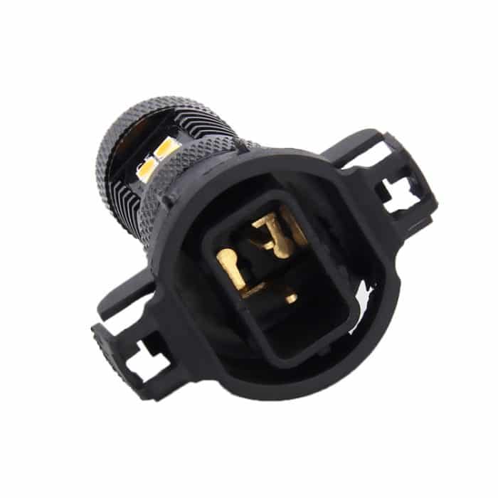 2 PCS Superhelle PSX24W DC 12V 5W 350LM Auto Auto Nebelscheinwerfer mit 16 SMD-3030 LED Lampen Lampe, Weiß + Gelb Licht – Bild 4