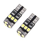 2 PCS T10 / W5W / 194/501 1,5 W 90LM 6000K 9 SMD-3528 LED-Lampen Auto-Leselampen-Begrenzungsleuchte mit Decoder, DC 12V – Bild 2