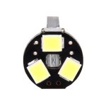 2 PCS T10 / W5W / 194/501 1,5 W 90LM 6000K 9 SMD-3528 LED-Lampen Auto-Leselampen-Begrenzungsleuchte mit Decoder, DC 12V – Bild 5