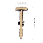 2 PCS T10 / W5W / 194/501 4W 280LM 6000K 12 SMD-2835 LED-Lampen Auto-Leselampen-Begrenzungsleuchte mit Decoder, DC 12V – Bild 4