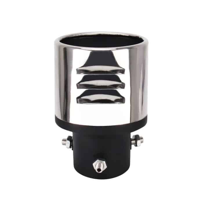 Universelles Car-Styling-Edelstahl-gebogenes, anschraubbares Auspuff-Endschalldämpfer-Spitzenrohr mit Netz, Curved/Black, Curved with Mesh – Bild 3