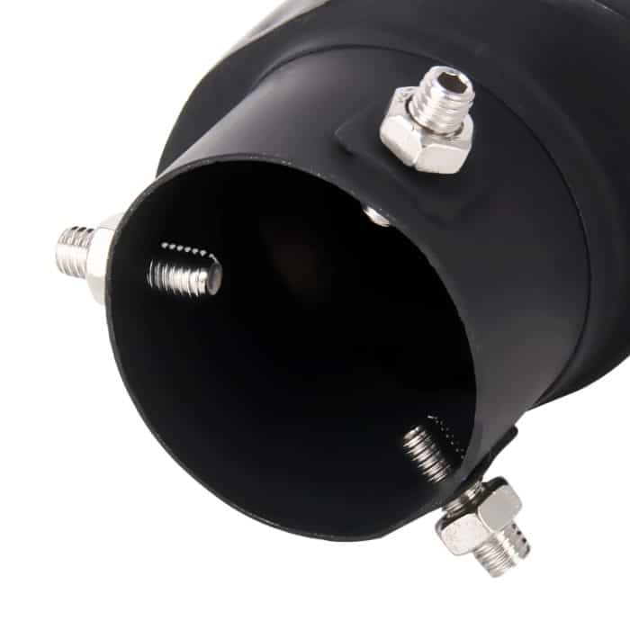 Universelles Car-Styling-Edelstahl-gebogenes, anschraubbares Auspuff-Endschalldämpfer-Spitzenrohr mit Netz, Curved/Black, Curved with Mesh – Bild 6