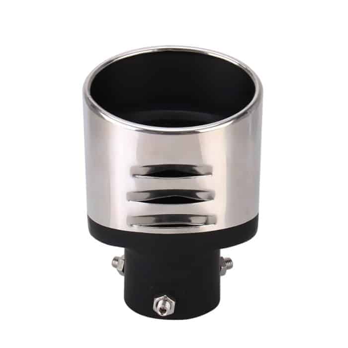 Universal-Auto-Styling-Edelstahl-Gerade-Anschraub-Auspuff-Endschalldämpfer-Spitzenrohr mit Netz – Bild 3