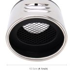 Universal-Auto-Styling-Edelstahl-Gerade-Anschraub-Auspuff-Endschalldämpfer-Spitzenrohr mit Netz – Bild 5