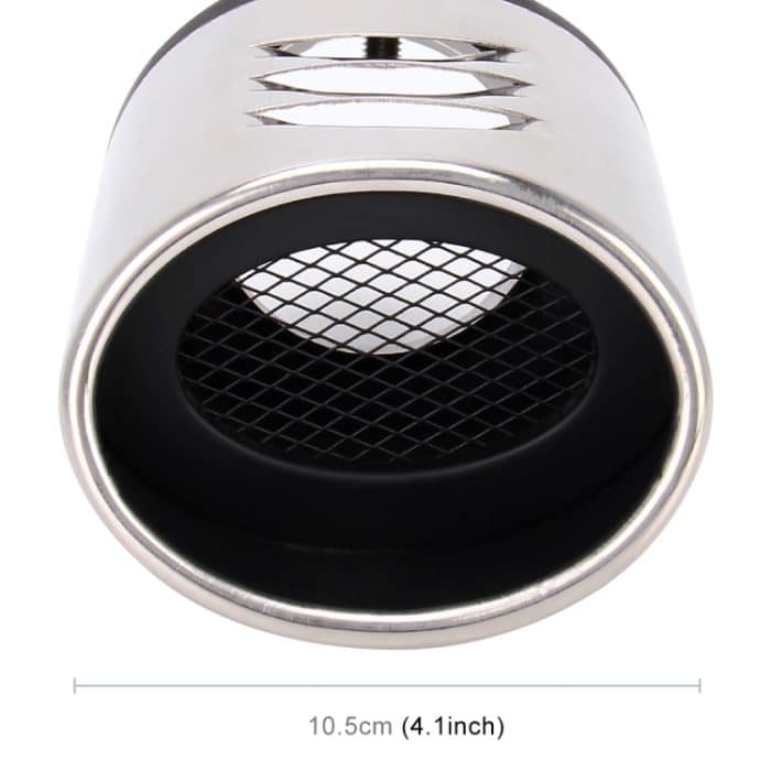 Universal-Auto-Styling-Edelstahl-Gerade-Anschraub-Auspuff-Endschalldämpfer-Spitzenrohr mit Netz – Bild 5