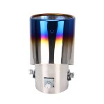 Universal Car Styling Edelstahl gebogenes Auspuffschwanz-Schalldämpfer-Spitzenrohr – Bild 3