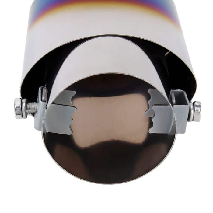 Universal Car Styling Edelstahl Gerade Auspuff Heck Schalldämpfer Tip Pipe – Bild 6