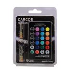 2 PCS W5W 194 T10 Mehrfarben COB 12 SMD RGB LED-Lampen mit ferngesteuerter Keil-Seitenlicht-Kennzeichenleuchte, DC 12V – Bild 8