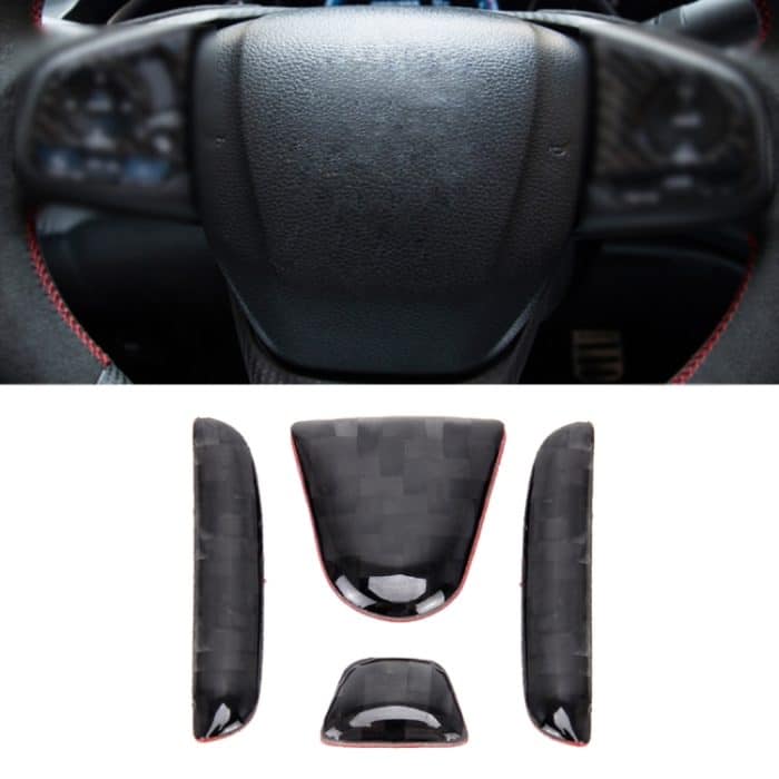 4 in 1 Lenkrad H Logo Trim Decal Aufkleber für Honda Civic 10. Gen. – Bild 1