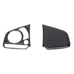 2 in 1 Kohlefaser Lenkrad Knopfverkleidung Innen DIY Aufkleber für Honda Civic 10. Generation (Allgemein) – Bild 2