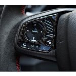 2 in 1 Kohlefaser Lenkrad Knopfverkleidung Innen DIY Aufkleber für Honda Civic 10. Generation (Allgemein) – Bild 6