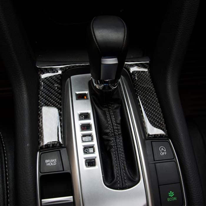 Carbon Faser 3D DIY Schaltgetriebe Schaltknauf Abdeckung Zierleiste Dekorativer Aufkleber für Honda Civic 10. Gen. – Bild 6