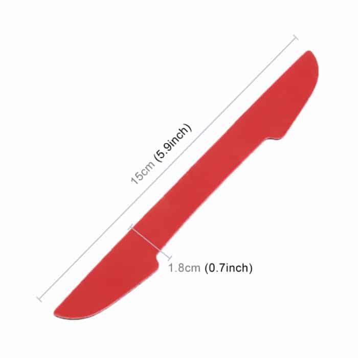 4-in-1-Carbon-Faser-Auto-Seitentür-Kantenschutz-Schutzverkleidungsaufkleber, Yellow, Blue, Black – Bild 3
