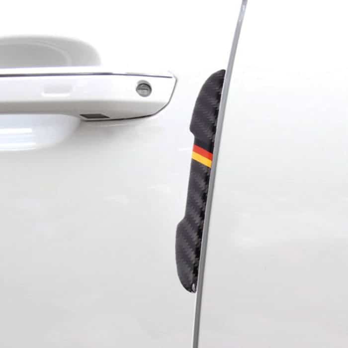 4-in-1-Carbon-Faser-Auto-Seitentür-Kantenschutz-Schutzverkleidungsaufkleber, Yellow, Blue, Black – Bild 6
