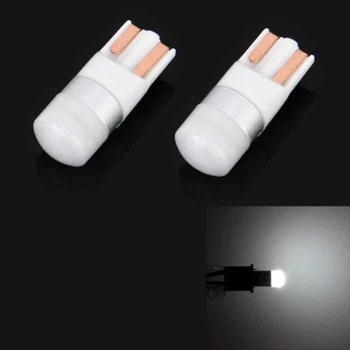 CMS4570.jpg 2 PCS T10 / W5W / 194/501/168 1W 70LM 6000K Weiße LED-Lampe Auto-Leselampe Abstandsleuchte, DC 12V – Bild 1