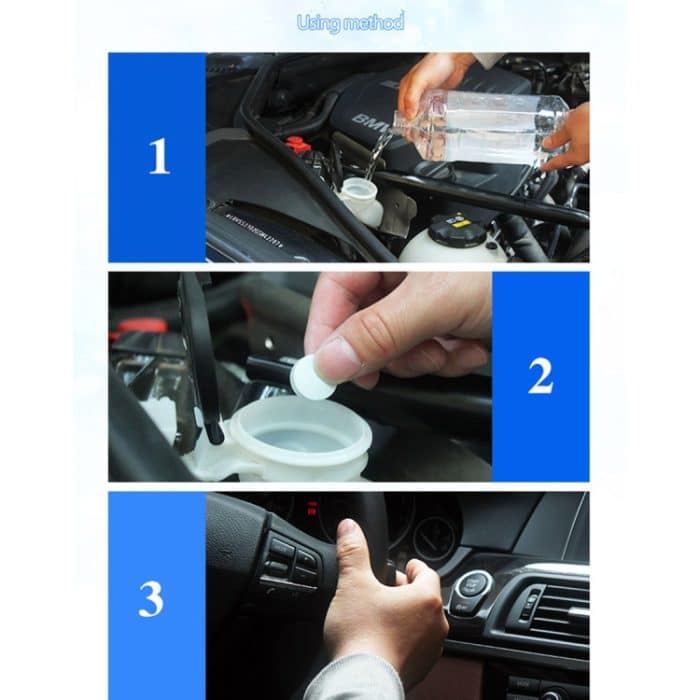 Auto Windschutzscheiben Glasreiniger 6 Waschtabletten (1 Tablette = 4L Wasser) – Bild 8