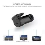 Mini Car Dash Kamera WiFi Monitor Full HD Dashcam Videorecorder Camcorder Bewegungserkennung, Unterstützung TF-Karte & Android & IOS – Bild 5
