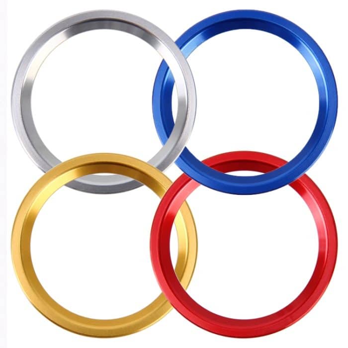 Auto Motor Start Key Push Button Ring Trim Aluminiumlegierung Aufkleber Dekoration für Audi, For Audi(Engine Start) – Bild 5