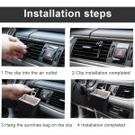 Universal Car Air Vent Mount Outlet Aufbewahrungsbox Koffer Tasche Tasche Telefonhalter – Bild 7