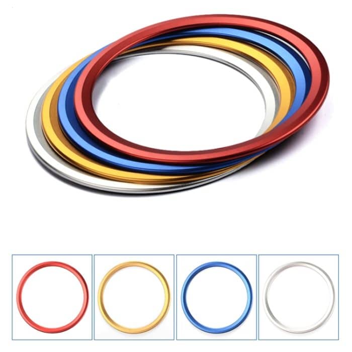 Auto Auto Lenkrad Aluminiumlegierung Ring Abdeckung Trim Aufkleber Dekoration für Jaguar, For Jaguar – Bild 7