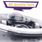 2 PCS 7 Zoll IP68 wasserdicht 6500K 75W CREE LED Scheinwerfer Hi / Lo Beam Fahrleuchte für Jeep Wrangler JK TJ LJ – Bild 6