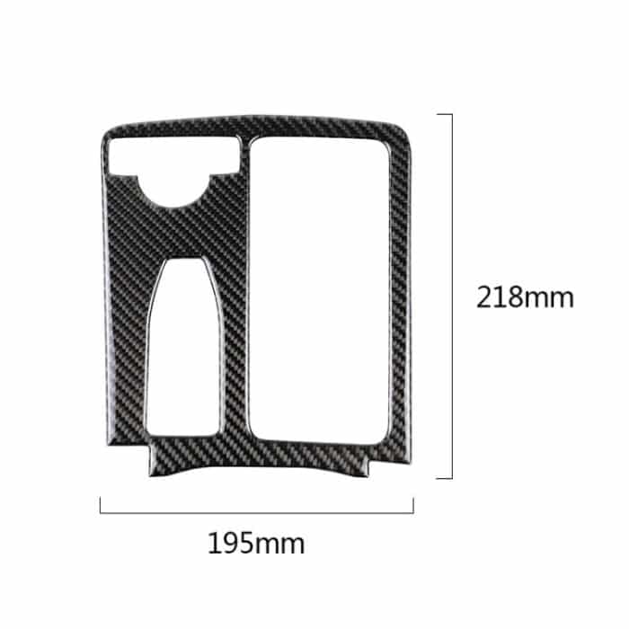 Auto Carbon Fiber Left Drive Gear Position Panel Dekorativer Aufkleber für Mercedes-Benz W204 2007-2013 / W212 2010-2012 – Bild 4