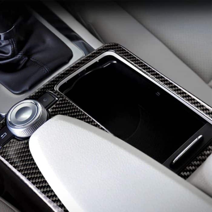 Auto Carbon Fiber Left Drive Gear Position Panel Dekorativer Aufkleber für Mercedes-Benz W204 2007-2013 / W212 2010-2012 – Bild 7